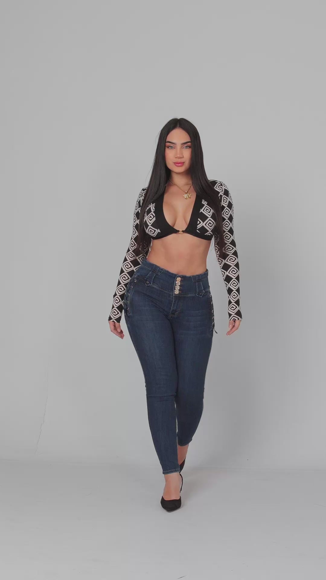 BLUE SKINNY JEANS 6938