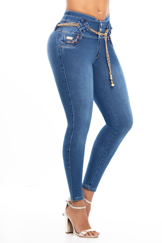Tienda - Jeans Colombianos  Pantalones de moda mujer, Pantalones de moda, Jeans  colombianos levanta cola
